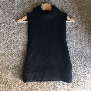 Autumn Cashmere Open Slit Turtleneck Tank